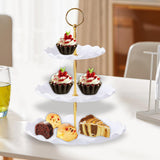 Maxbell Maxbell 3 Tier Cupcake Stand Multipurpose Home Decor Fruit Dish for Birthday Wedding