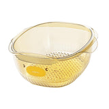Maxbell Maxbell Fruit Cleaning Basin Sturdy Kitchen Colander Bowl for Pasta Spaghetti Fruits orange large