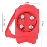 Maxbell Maxbell Beer Can Opener Jars Lid Remover Kitchen Gadgets Multifunction Bottle Opener red