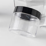 Maxbell Maxbell Empty Pet Jar with Lid Slime Cosmetics Container for Nuts Pasta Moisturizers 20pcs 200ml