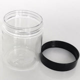Maxbell Maxbell Empty Pet Jar with Lid Slime Cosmetics Container for Nuts Pasta Moisturizers 20pcs 200ml