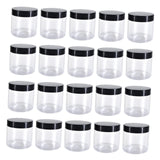 Maxbell Maxbell Empty Pet Jar with Lid Slime Cosmetics Container for Nuts Pasta Moisturizers 20pcs 200ml