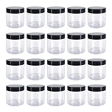 Maxbell Maxbell Empty Pet Jar with Lid Slime Cosmetics Container for Nuts Pasta Moisturizers 20pcs 200ml