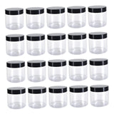 Maxbell Maxbell Empty Pet Jar with Lid Slime Cosmetics Container for Nuts Pasta Moisturizers 20pcs 200ml