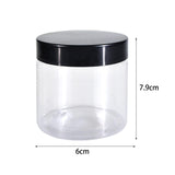 Maxbell Maxbell Empty Pet Jar with Lid Slime Cosmetics Container for Nuts Pasta Moisturizers 20pcs 200ml