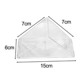 Maxbell Maxbell Sandwich Packing Box Triangle Cheese Container for Dinners Cheese Pie Slices