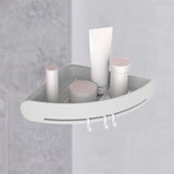 Maxbell Maxbell Corner Shower Rack Triangle Shampoo Storage Rack for Kitchen Laundry Hotels