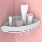 Maxbell Maxbell Corner Shower Rack Triangle Shampoo Storage Rack for Kitchen Laundry Hotels