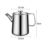 Maxbell Maxbell Oil Container with Strainer 304 Stainless Steel Oil Container for Kitchen 1.5L