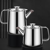 Maxbell Maxbell Oil Container with Strainer 304 Stainless Steel Oil Container for Kitchen 1.5L
