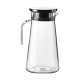 Maxbell Maxbell Juice Jug Home PC Cafe Heat Resistant Fridge with Handle Juice Water Pitcher 1.2L