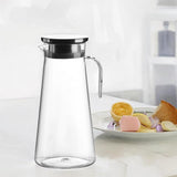 Maxbell Maxbell Juice Jug Home PC Cafe Heat Resistant Fridge with Handle Juice Water Pitcher 1.4L