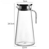 Maxbell Maxbell Juice Jug Home PC Cafe Heat Resistant Fridge with Handle Juice Water Pitcher 1.4L