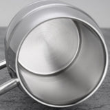 Maxbell Maxbell Stainless Steel Coffee Mug Adults Barrel Shaped Reusable Stainless Steel Cup 350ML