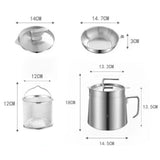 Maxbell Fryer Pot with Filter with Frying Basket Multiuse Practical Oil Strainer Pot 1.8L