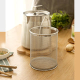 Maxbell Fryer Pot with Filter with Frying Basket Multiuse Practical Oil Strainer Pot 1.8L