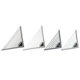 Maxbell Maxbell Triangle Foldable Sink Dish Drainer Versatile Accessory for Kitchen Portable 60x43x43cm Deep Grey