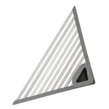 Maxbell Maxbell Triangle Foldable Sink Dish Drainer Versatile Accessory for Kitchen Portable 60x43x43cm Deep Grey