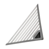 Maxbell Maxbell Triangle Foldable Sink Dish Drainer Versatile Accessory for Kitchen Portable 60x43x43cm Deep Grey