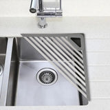 Maxbell Maxbell Triangle Foldable Sink Dish Drainer Versatile Accessory for Kitchen Portable 60x43x43cm Deep Grey
