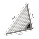 Maxbell Maxbell Triangle Foldable Sink Dish Drainer Versatile Accessory for Kitchen Portable 60x43x43cm Deep Grey