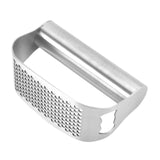 Maxbell Maxbell Stainless Steel Garlic Press Manual Garlic Masher for Camping Restaurant Bar 430 stainless steel