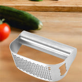 Maxbell Maxbell Stainless Steel Garlic Press Manual Garlic Masher for Camping Restaurant Bar 430 stainless steel