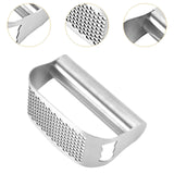 Maxbell Maxbell Stainless Steel Garlic Press Manual Garlic Masher for Camping Restaurant Bar 430 stainless steel