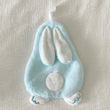 Maxbell Maxbell Hand Towel with Hanging Loops Absorbent Cute for Apartment Home Holiday blue