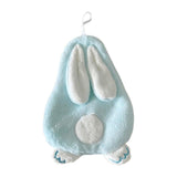 Maxbell Maxbell Hand Towel with Hanging Loops Absorbent Cute for Apartment Home Holiday blue