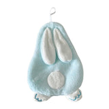 Maxbell Maxbell Hand Towel with Hanging Loops Absorbent Cute for Apartment Home Holiday blue