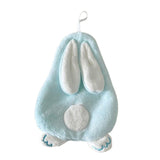 Maxbell Maxbell Hand Towel with Hanging Loops Absorbent Cute for Apartment Home Holiday blue