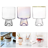 Maxbell Dessert Cup Photo Prop Footed Espresso Cup for Salad Yogurt Anniversary clear