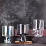 Maxbell Dessert Cup Photo Prop Footed Espresso Cup for Salad Yogurt Anniversary clear