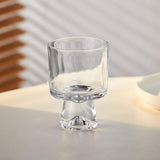 Maxbell Dessert Cup Photo Prop Footed Espresso Cup for Salad Yogurt Anniversary clear