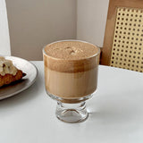 Maxbell Dessert Cup Photo Prop Footed Espresso Cup for Salad Yogurt Anniversary clear