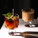 Maxbell Dessert Cup Photo Prop Footed Espresso Cup for Salad Yogurt Anniversary clear