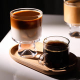 Maxbell Dessert Cup Photo Prop Footed Espresso Cup for Salad Yogurt Anniversary clear