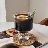 Maxbell Dessert Cup Photo Prop Footed Espresso Cup for Salad Yogurt Anniversary clear