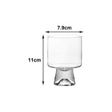 Maxbell Dessert Cup Photo Prop Footed Espresso Cup for Salad Yogurt Anniversary clear