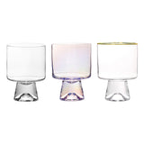 Maxbell Dessert Cup Photo Prop Footed Espresso Cup for Salad Yogurt Anniversary clear