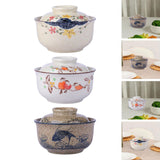 Maxbell Maxbell Ramen Bowl Large Capacity Porable Soup Bowl for Friends Holiday Gift Popcorn A