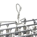 Maxbell Drying Rack Load Bearing Multifunction Clothespin for Shorts Pants Underwear Argent