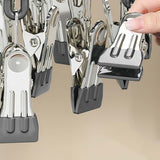 Maxbell Drying Rack Load Bearing Multifunction Clothespin for Shorts Pants Underwear Argent