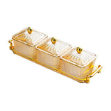 Maxbell Maxbell Dried Fruit Dish with Lid Snacks Container for Holiday Restaurant Countertop B