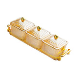 Maxbell Maxbell Dried Fruit Dish with Lid Snacks Container for Holiday Restaurant Countertop B