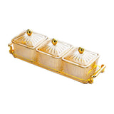Maxbell Maxbell Dried Fruit Dish with Lid Snacks Container for Holiday Restaurant Countertop B