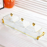 Maxbell Maxbell Dried Fruit Dish with Lid Snacks Container for Holiday Restaurant Countertop C