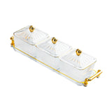 Maxbell Maxbell Dried Fruit Dish with Lid Snacks Container for Holiday Restaurant Countertop C
