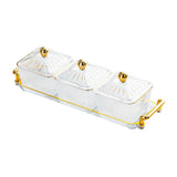 Maxbell Maxbell Dried Fruit Dish with Lid Snacks Container for Holiday Restaurant Countertop C